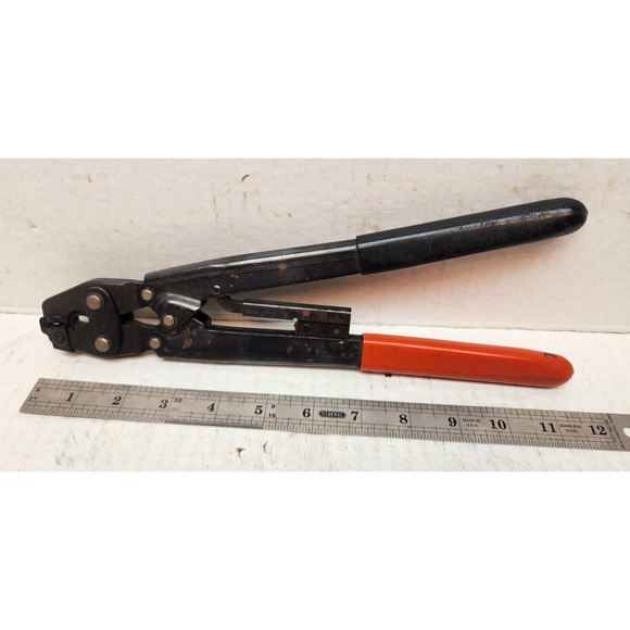 Hard to find Thomas & Betts WT-2130 ratchet Stakon Manual Crimp Tool - Picture 8 of 8